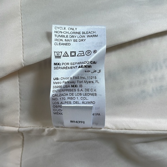 Chico’s zippered blazer - Picture 4 of 6